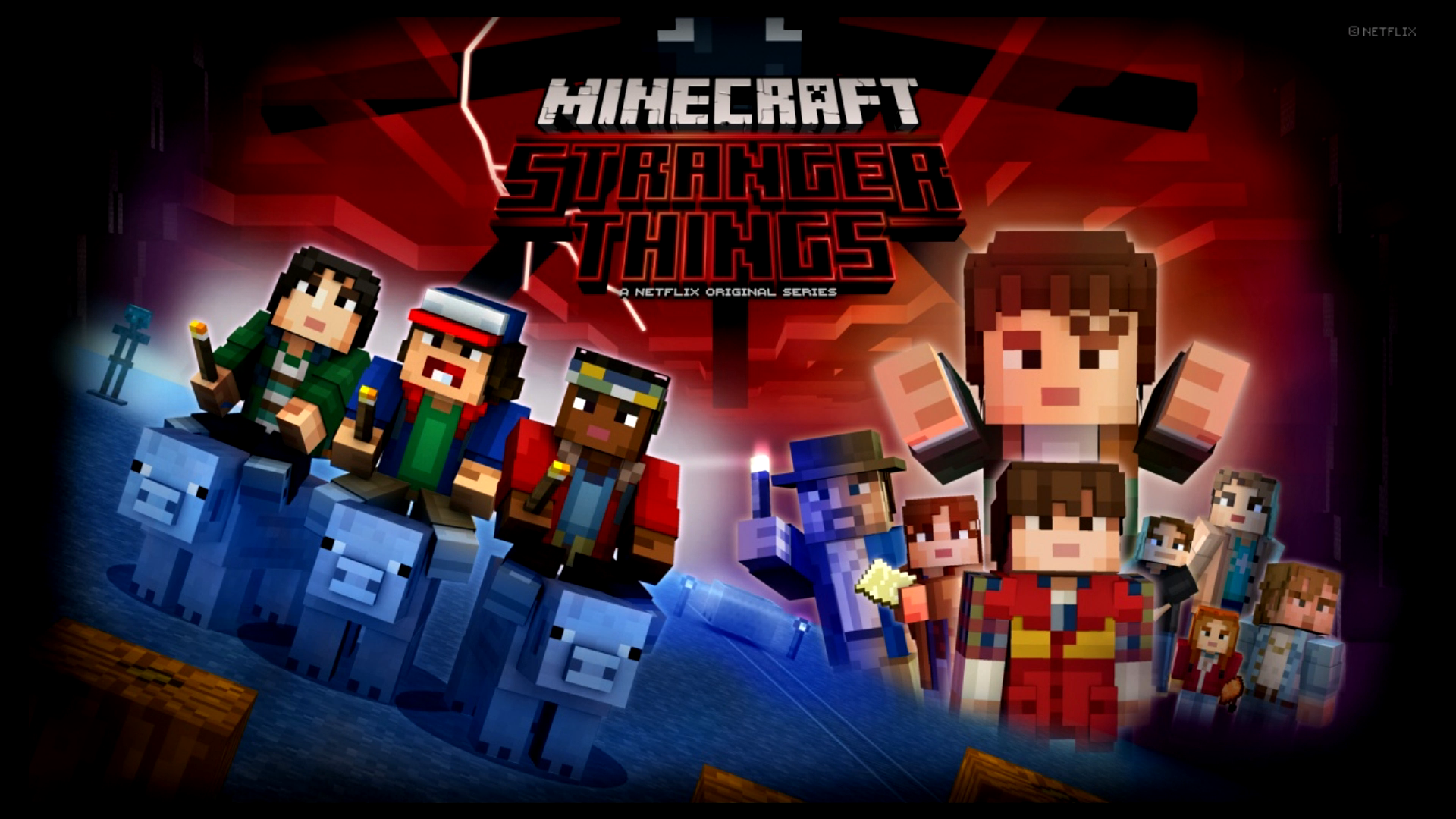 Minecraft ganha dlc de Stranger Things