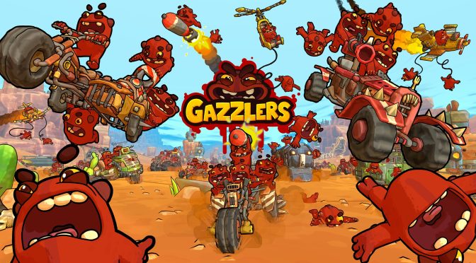 Gazzlers – roguelite shooter sobre trilhos