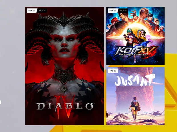 Jogos PS Plus Julho 2025: Diablo IV, KOF XV e Jusant